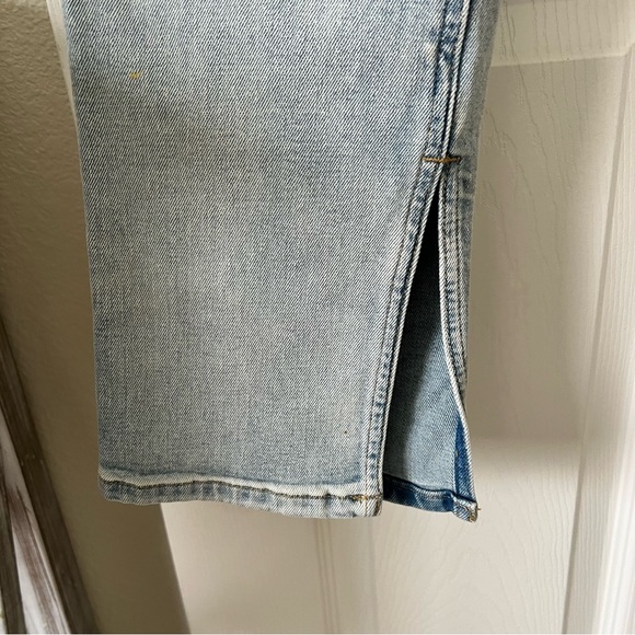 Everlane The Cheeky Split-Hem Jean Vintage Light Wash Size 29 Organic Cotton - Picture 15 of 15